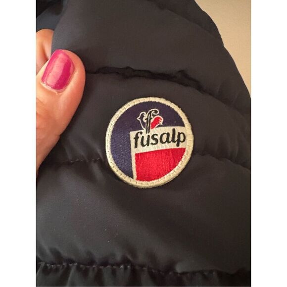 Fusalp Apres-Ski 1952 Puffer Jacket Quilted Coat‎ Navy Blue Full Zip Menswear - Picture 3 of 12